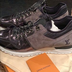Louis Vuitton Sneakers- Black & Grey size 11